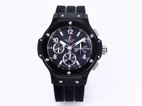 Hublot Big Bang Black Rubber Strap Watch