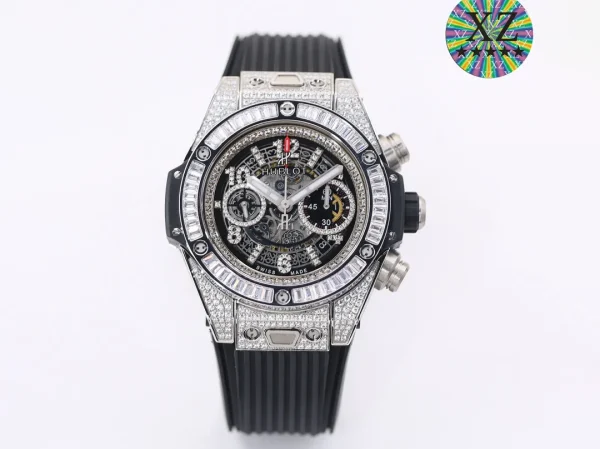 Hublot Big Bang Steel Black Rubber Watch