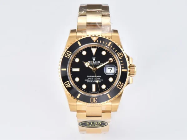 Rolex Submariner CLEAN V5 Gold Black Submariner Watch